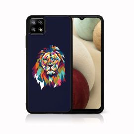 zadný kryt Samsung Galaxy A22 5G - MY ART Silikónový kryt Samsung Galaxy A22 5G LION (246)
