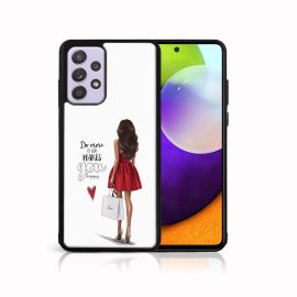 zadný kryt Samsung Galaxy A32 - MY ART Silikónový kryt Samsung Galaxy A32 RED DRESS (137)