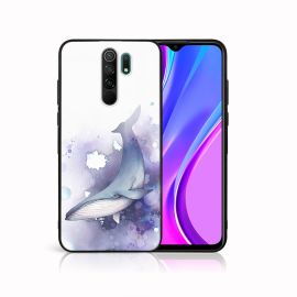 zadný kryt Xiaomi Redmi 9 - MY ART Silikónový obal Xiaomi Redmi 9 WHALE (242)