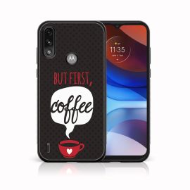 zadný kryt Motorola Moto E7i Power - MY ART Silikónový kryt Motorola Moto E7 Power / E7i Power COFFEE (056)