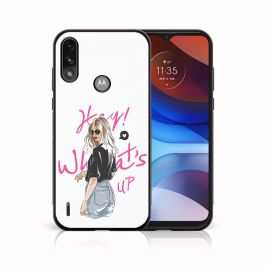 zadný kryt Motorola Moto E7i Power - MY ART Silikónový obal Motorola Moto Motorola Moto E7 Power / E7i Power WHATSUP (132)