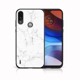zadný kryt Motorola Moto E7i Power - MY ART Silikónový obal Motorola Moto Motorola Moto E7 Power / E7i Power WHITE MARBLE (144)