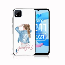 zadný kryt Realme C11 2021 - MY ART Silikónový obal Realme C11 2021 GOOD GIRL (130)