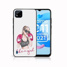 zadný kryt Realme C11 2021 - MY ART Silikónový obal Realme C11 2021 FIGHTER (133)