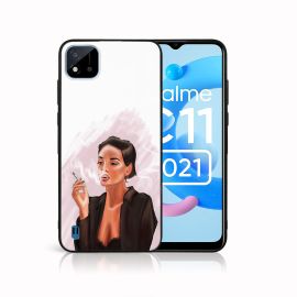 zadný kryt Realme C11 2021 - MY ART Silikónový obal Realme C11 2021 CIGARETTE (135)