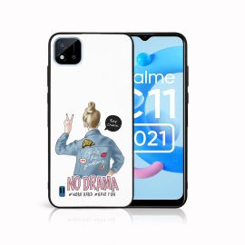 zadný kryt Realme C11 2021 - MY ART Silikónový obal Realme C11 2021 NO DRAMA (138)