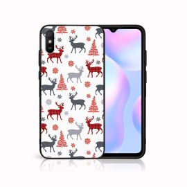 zadný kryt Xiaomi Redmi 9A / 9AT - MY ART Kryt s vianočným dizajnom Xiaomi Redmi 9A / 9AT DEER (068)