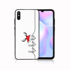 zadný kryt Xiaomi Redmi 9A / 9AT - MY ART Kryt s vianočným dizajnom Xiaomi Redmi 9A / 9AT HOHOHO (073)