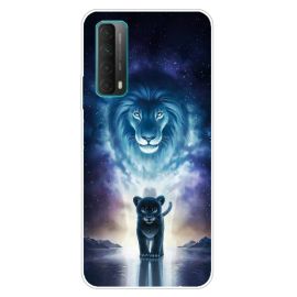 zadný kryt Huawei P Smart 2021 - ART Silikónový kryt Huawei P Smart 2021 LION