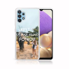 zadný kryt Samsung - kryty s vlastnou fotkou - Kryt s vlastnou potlačou Samsung Galaxy A52 / A52s / A52 5G priehľadný