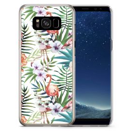 zadný kryt Kryty na mobil - PROTEMIO MY ART obal Samsung Galaxy S8 FLAMINGOS (009)