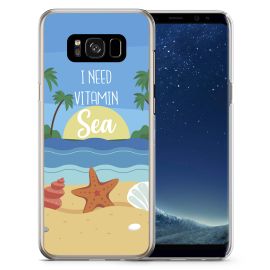 zadný kryt Kryty na mobil - PROTEMIO MY ART obal Samsung Galaxy S8 VITAMIN SEA (033)