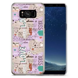 zadný kryt Kryty na mobil - PROTEMIO MY ART obal Samsung Galaxy S8 WORDS (010)
