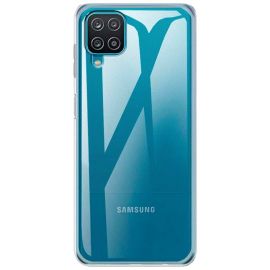 zadný kryt Samsung Galaxy A12 - Silikónový kryt Samsung Galaxy A12 / M12 priehľadný