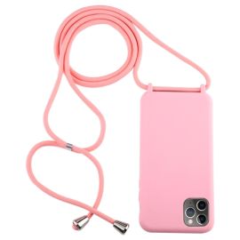 zadný kryt Apple iPhone 11 Pro Max - ROPE Kryt so šnúrkou Apple iPhone 11 Pro Max ružový