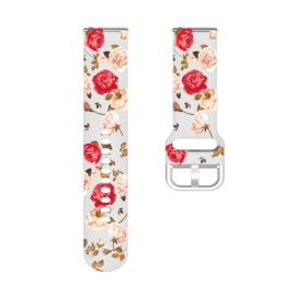 remienok na hodinky Samsung Galaxy Watch5 44mm - ART Silikónový remienok Samsung Galaxy Watch 5 (40mm / 44mm) 5 Pro 45mm ROSE