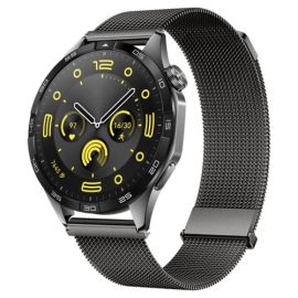 remienok na hodinky Huawei Watch GT 4 46mm - MILANESE Kovový remienok Huawei Watch GT 4 46mm šedý