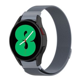 remienok na hodinky Samsung Galaxy Watch5 44mm - MILANESE Kovový remienok Samsung Galaxy Watch 5 (40mm / 44mm) 5 Pro 45mm šedý