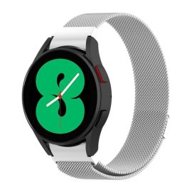 remienok na hodinky Samsung Galaxy Watch5 44mm - MILANESE Kovový remienok Samsung Galaxy Watch 5 (40mm / 44mm) 5 Pro 45mm strieborný