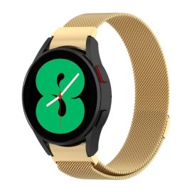 remienok na hodinky Samsung Galaxy Watch5 44mm - MILANESE Kovový remienok Samsung Galaxy Watch 5 (40mm / 44mm) 5 Pro 45mm zlatý