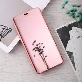 Honor 10 Lite - MIRROR Zaklápací obal Honor 10 Lite / Huawei P Smart 2019 ružový