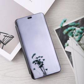 Honor 10 Lite - MIRROR Zaklápací obal Honor 10 Lite / Huawei P Smart 2019 čierny