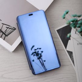 Honor 10 Lite - MIRROR Zaklápací obal Honor 10 Lite / Huawei P Smart 2019 modrý