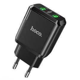 sieťová nabíjačka Príslušenstvo - HOCO N6 18W Sieťová nabíjačka 2x USB čierna
