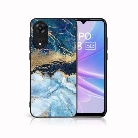 zadný kryt Oppo A78 5G - MY ART Ochranný kryt pre Oppo A78 5G BLUE MARBLE (141)