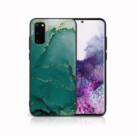 zadný kryt Samsung Galaxy S20 Plus - MY ART Ochranný kryt pre Samsung Galaxy S20 Plus GREEN MARBLE (145)