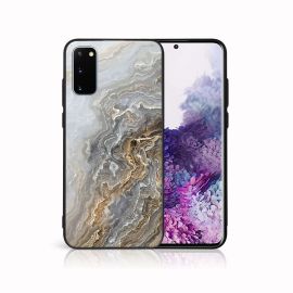 zadný kryt Samsung Galaxy S20 Plus - MY ART Ochranný kryt pre Samsung Galaxy S20 Plus BEIGE (151)