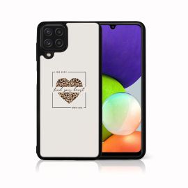 zadný kryt Samsung - MY ART Silikónový kryt Samsung Galaxy A22 WILD HEART (241)