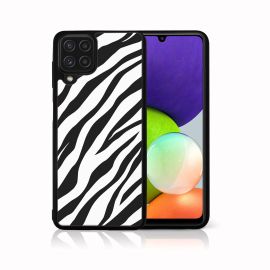 zadný kryt Samsung - MY ART Silikónový kryt Samsung Galaxy A22 ZEBRA (049)