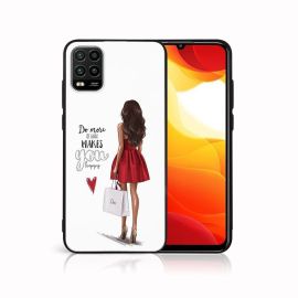 zadný kryt Xiaomi Mi 10 Lite - MY ART Silikónový obal Xiaomi Mi 10 Lite RED DRESS (137)