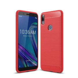zadný kryt Asus Zenfone Max Pro (M1) ZB601KL / ZB602KL - FLEXI TPU Obal Asus Zenfone Max Pro (M1) ZB601KL / ZB602KL červený
