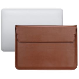 zaklápacie puzdro Tašky na notebook - LEATHER Puzdro Apple Macbook Air 13" / Macbook Pro 13" hnedé