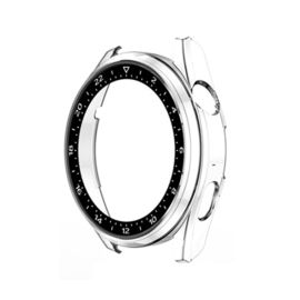obal na hodinky Huawei Watch 3 Pro - Plastový kryt s ochranným sklom pre Huawei Watch 3 Pro priehľadný