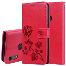 peňaženkové / vyklápacie puzdro, zaklápacie puzdro Huawei Y6 2019 / Y6S 2019 - ART Peňaženkový obal Huawei Y6 2019 / Y6s 2019 ROSE červený