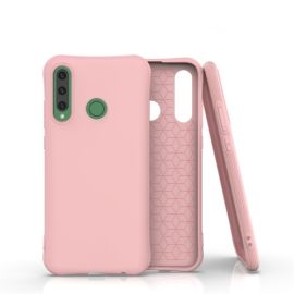 zadný kryt Huawei - RUBBER Gumený kryt Honor 20 Lite ružový