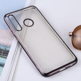 zadný kryt Huawei - METALLIC Silikónový kryt Huawei P Smart 2019 čierny