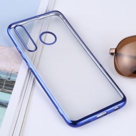zadný kryt Huawei - METALLIC Silikónový kryt Huawei P Smart 2019 modrý