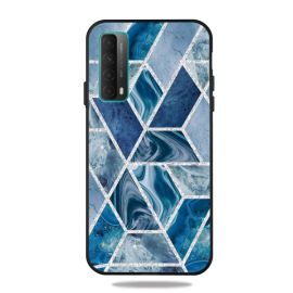zadný kryt Huawei P Smart 2021 - GEOMETRIC ART Kryt Huawei P Smart 2021 DARK BLUE