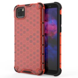 zadný kryt Huawei Y5p - HONEYCOMB Ochranný kryt Huawei Y5p červený