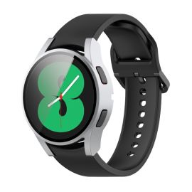 sklo / fólia Samsung Galaxy Watch 4 40mm - Ochranný kryt s tvrdeným sklom pre Samsung Galaxy Watch 4 40mm strieborný