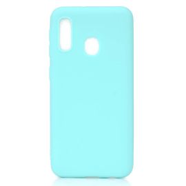 zadný kryt Samsung - RUBBER Gumený kryt Samsung Galaxy A20e svetlomodrý