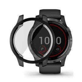 obojstranný kryt Garmin Vivoactive 4S - Ochranný obal Garmin Vivoactive 4S / Garmin Venu 2S čierny