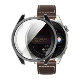 obal na hodinky Huawei Watch 3 Pro - Ochranný obal Huawei Watch 3 Pro čierny