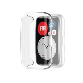 obal na hodinky Huawei Watch Fit - Ochranný obal Huawei Watch Fit priehľadný