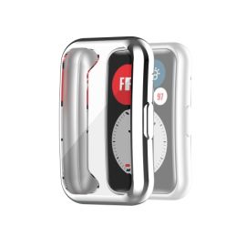 obal na hodinky Huawei Watch Fit - Ochranný obal Huawei Watch Fit strieborný