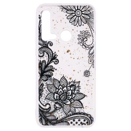 zadný kryt Huawei P20 Lite 2019 - ART TPU ochranný kryt Huawei P20 Lite 2019 BLACK LACE
